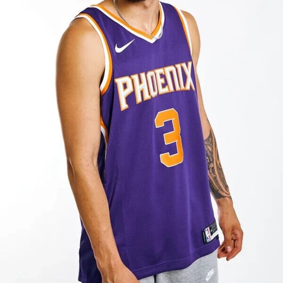 Nike Men’s Phoenix Suns Chris Paul #3 '22 Purple Icon Jersey Size 2XL fb1811-567 - Picture 2 of 12